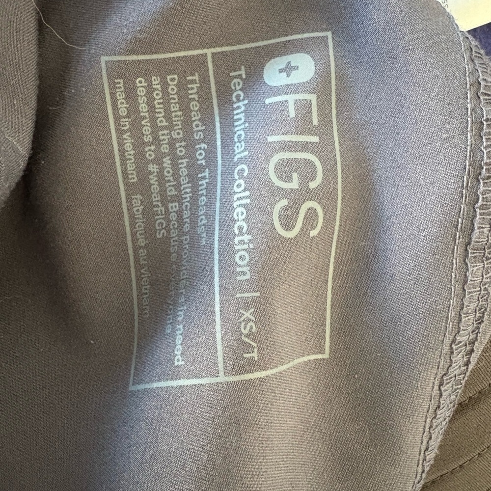 Figs Gray Scrub Top - Picture 7 of 7